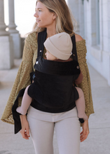 Load image into Gallery viewer, Black Velvet Baby Carrier
