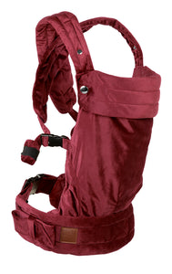 Bordeaux Velvet Baby Carrier