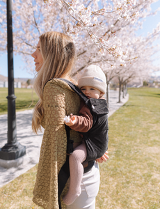 Black Velvet Baby Carrier