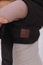 Load image into Gallery viewer, Black Velvet Baby Carrier
